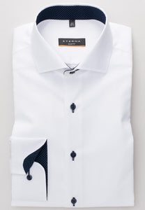 Eterna Slim Fit Shirt White 8100/00 - JR MCMAHON EXCLUSIVE MENSWEAR