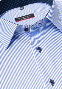 Eterna Modern Fit Shirt Blue Stripe 8992/16