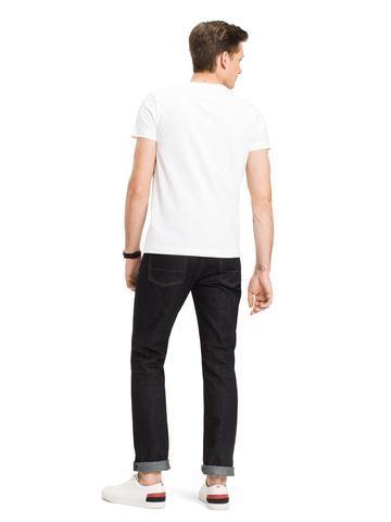 Tommy Hilfiger Stretch Slim Crew Neck T-Shirt White - JR MCMAHON EXCLUSIVE MENSWEAR