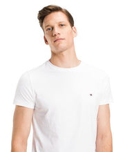 Load image into Gallery viewer, Tommy Hilfiger Stretch Slim Crew Neck T-Shirt White - JR MCMAHON EXCLUSIVE MENSWEAR
