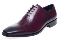 Load image into Gallery viewer, John White Bay Bordo Capped Oxfords
