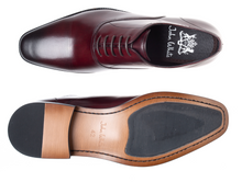Load image into Gallery viewer, John White Bay Bordo Capped Oxfords
