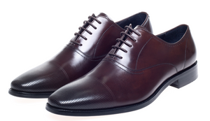 John White Bay Brown Capped Oxfords