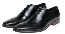 Load image into Gallery viewer, John White Hercules Black Oxford Brogue
