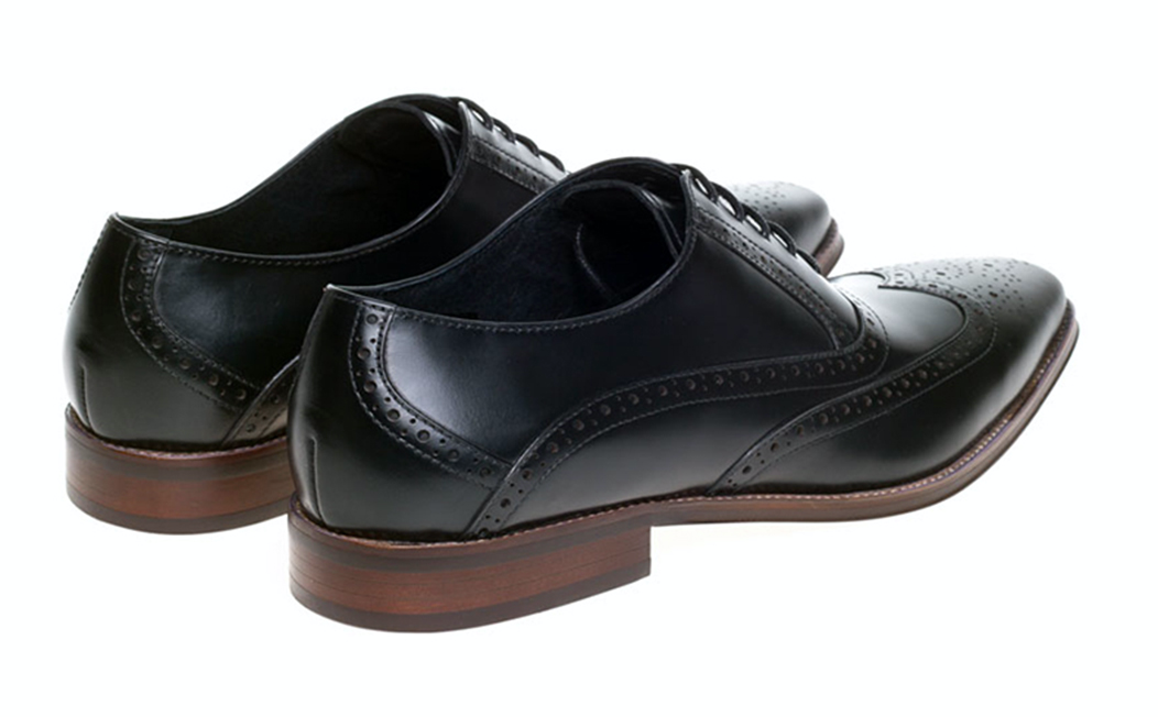 John White Hercules Black Oxford Brogue