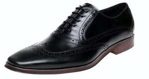 John White Hercules Black Oxford Brogue