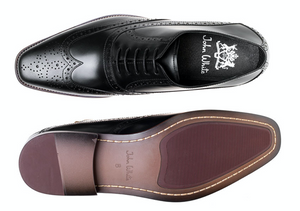 John White Hercules Black Oxford Brogue